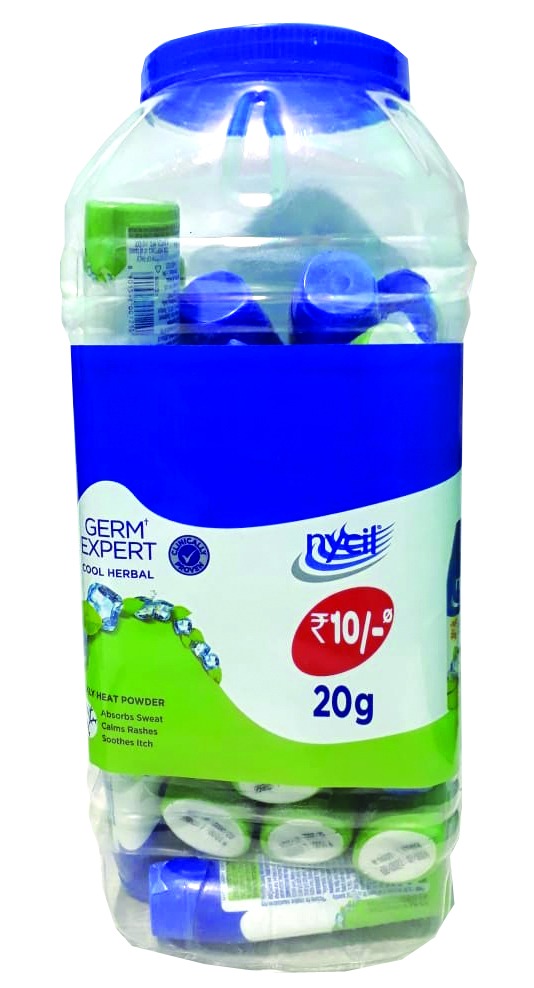 Nycil Powder Cool Herbal, 20g, Pack of 25